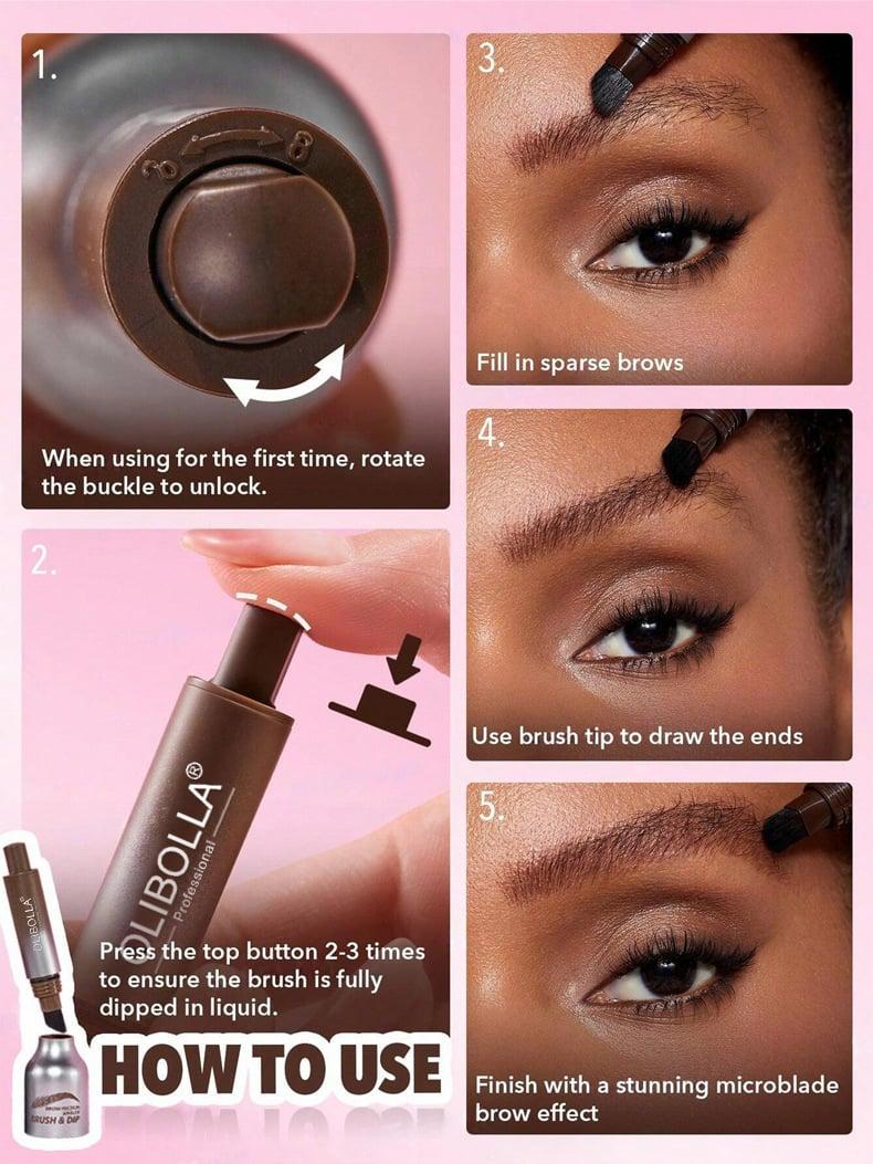 [COMBO] Brow-Fection Angled Brush & Dip - Kuas & Celup Miring Bagian Alis