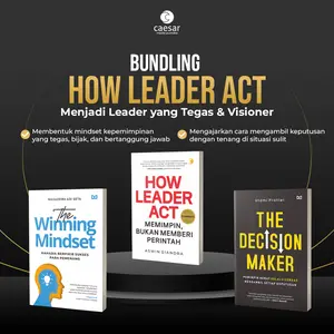 Promo Paket Buku Motivasi How Leader Act Series Cara Menjadi Pemimpin yang Diandalkan