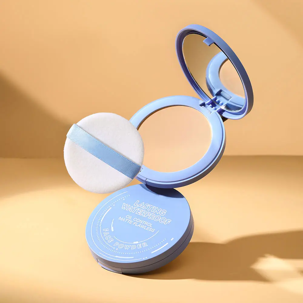 Beauty Me Oil Control Matte Face Powder Long Lasting Flawless Setting Powder Face Makeup With Mirror Foundation
