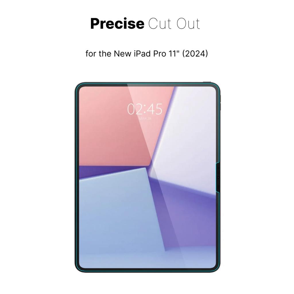 Spigen iPad Pro 11" (2025 / 2024) Tempered Glass 1 Pack Glas.tR SLIM HD - Transparency AGL07787
