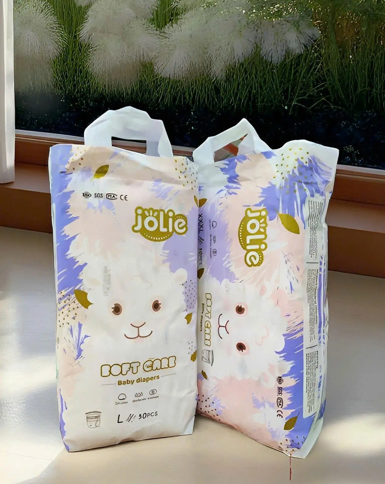 [Miễn Ship]Combo 100 Miếng Bỉm Quần/Tã Dán Jolie Loại 1, Đủ Size S/M/L/Xl/2Xl/3Xl/4Xl Cho Bé Cotton Nệmđiềuhòa Mátlạnh Tã Dán Và Tã Quần