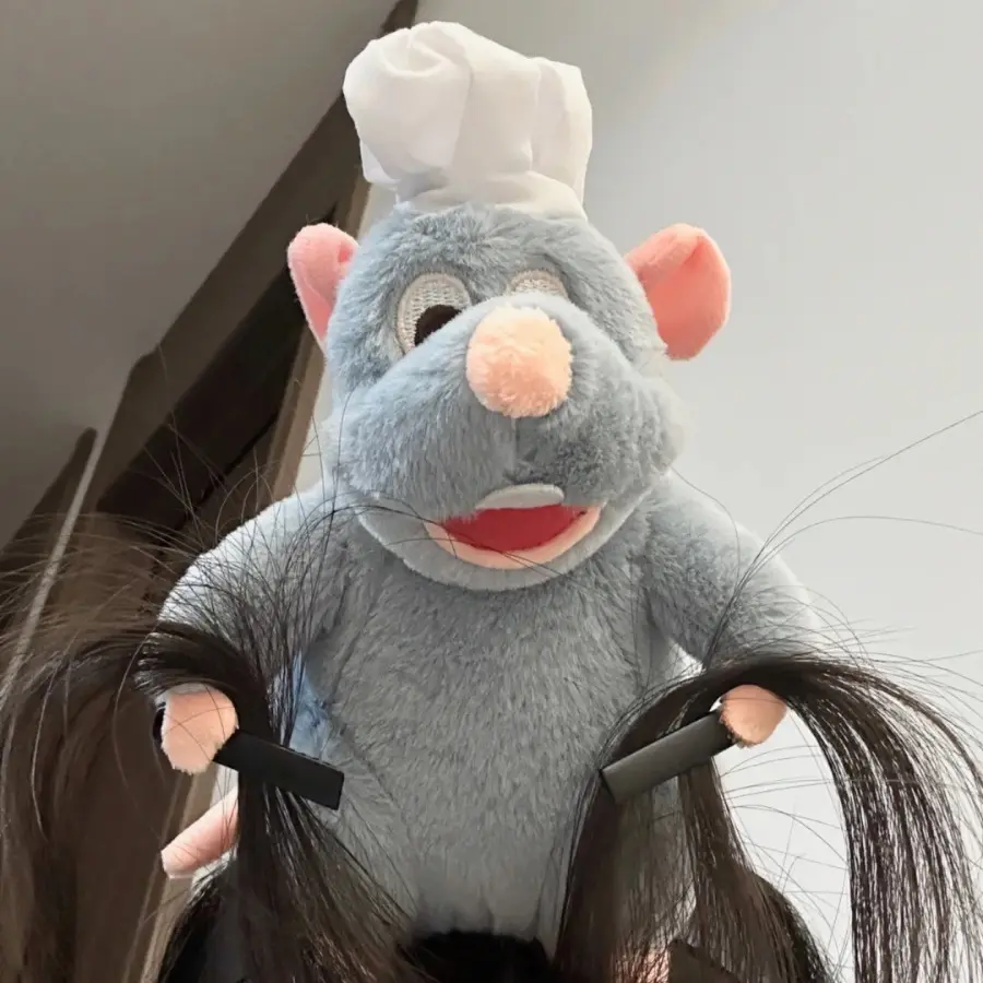 Ratatouille Capybaras Costume Headband For Washing Face Makeup Hiarband With Hair Clips Birthday Celebrations