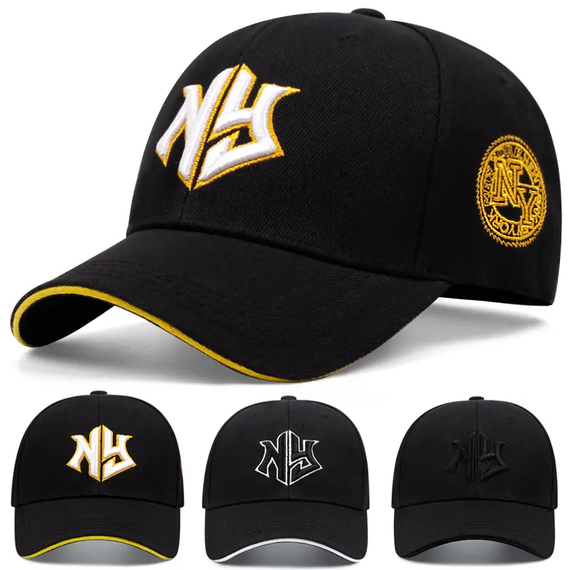 Fashion High Quality Baseball Cap for Men Vintage Letter Embroidery Adjustable Hat Women Outdoor Sport Sun Visor Cap
