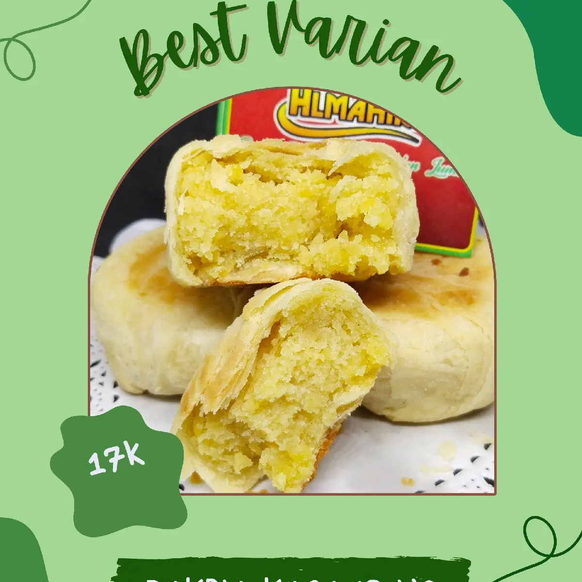 Bakpia Almahira Oleh oleh Jember  - 10 Kue/Kotak - Camilan Food