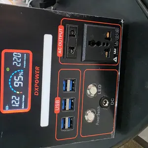 Power Station Camping Powerbank 220V 400W/500W/800W/1200W/1700W/2600W Baterai 50000mAh/90000mAh/120000mAh Portable Power Station 220V AC/DC/USB