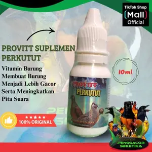 Provitt perkutut Suplemen Vitamin Penggacor Perkutut Vitamin suplemen burung berkicau