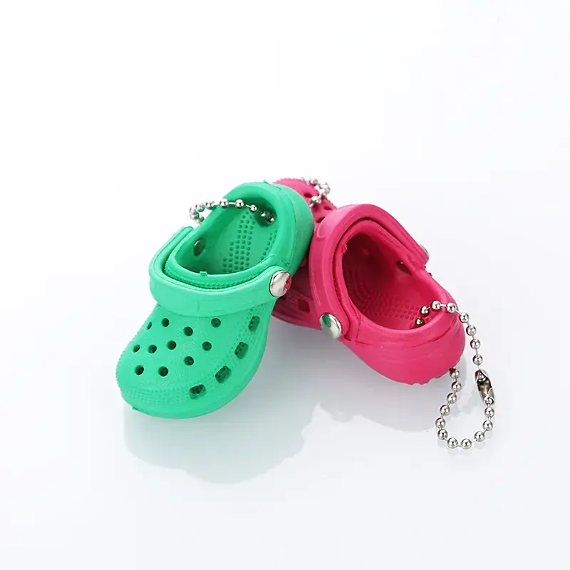 mini toys keychain，small shoe decorations for kids，keychains，cute and delicate