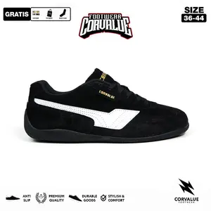 CORVALUE FOOTWEAR - Velocity Pro Black White | Sepatu Pria Wanita | Sneakers Pria Wanita Shoes Casual
