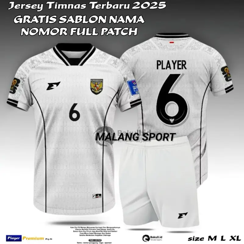 JERSEY BOLA TIMNAS INDONESIA 2024-2025 TERBARU FULL (BISA SATU SET ATASAN JUGA BISA ) Sport