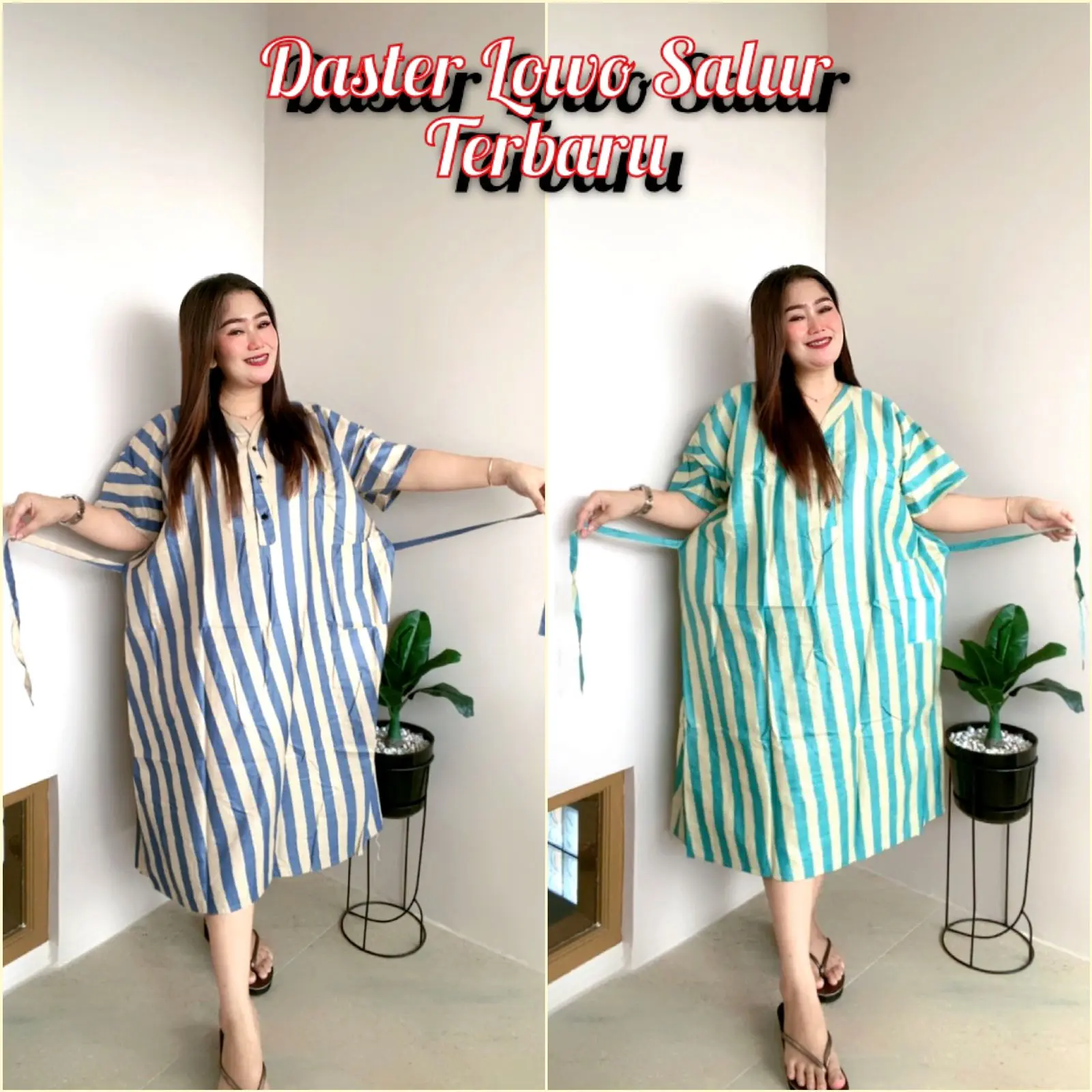 DASTER TERBARU LOWO SALUR TALI ECER BUSUI FRIENDLY WANITA JUMBO RAYON PREMIUM WANITA Lembut Nyaman Panjang Santai Tidur  Motif Lengan Pendek