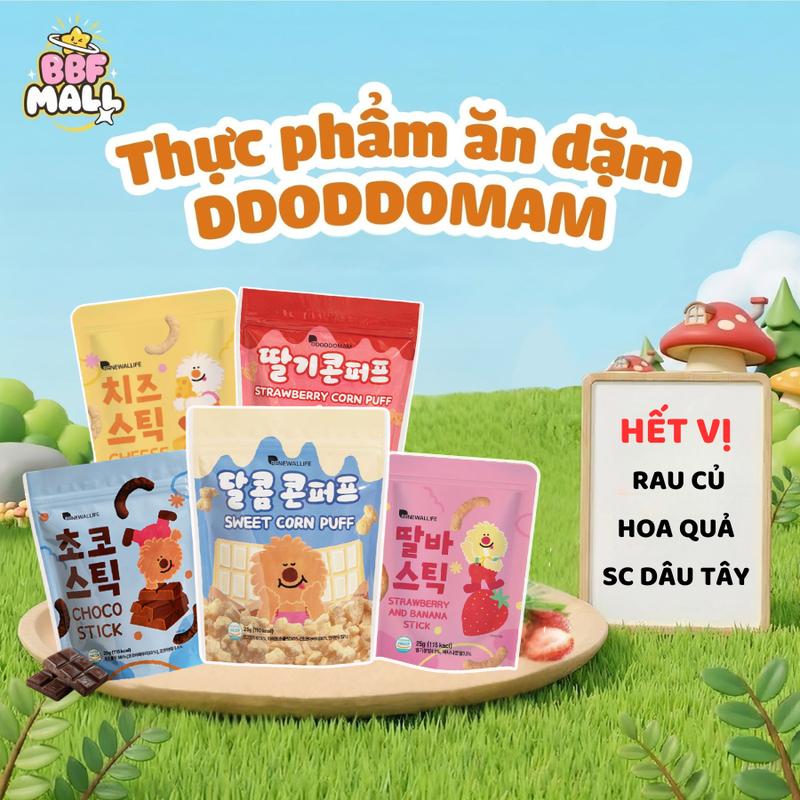 Thực Phẩm Ăn Dặm Bánh Hàn Quốc DDODDOMAM 25g - Bổ Sung Dinh Dưỡng Cho Bé Giai