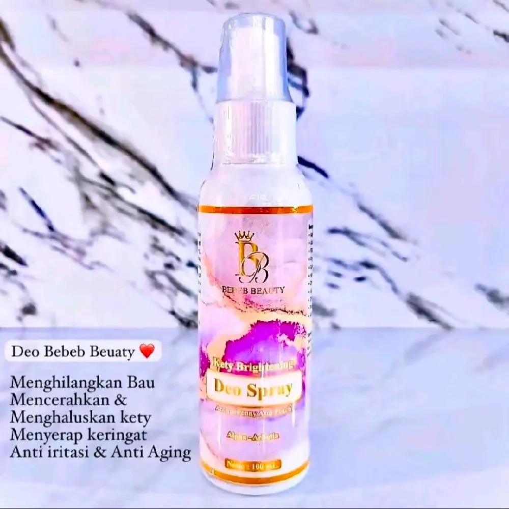 1 PCS BEBEB BEAUTY DEO KETY BRIGHTENING PEONY 100ML