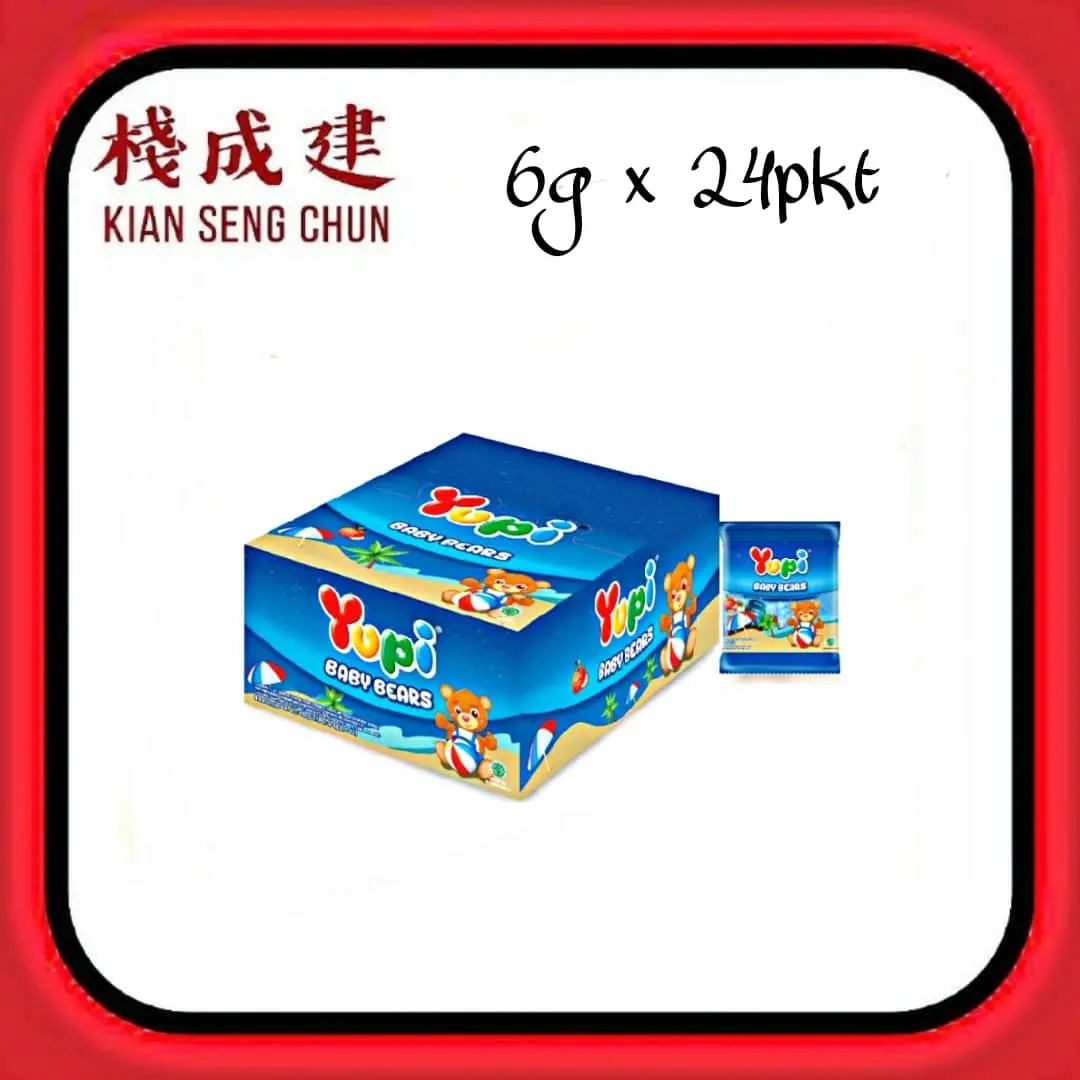 6g x 24pkt Yupi Gummy Candy