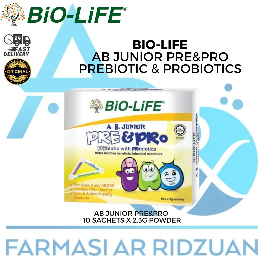 Bio-Life A.B Junior Prebiotic & Probiotics 10 Sachets - TikTok Shop ...