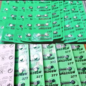 1 Lembar isi 10 Pcs Battery Jam Tangan SR626SW /377 Batteray Baterai Batu Jam Tangan Original Tahan Lama Watch