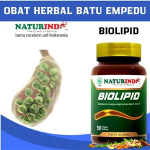 Naturindo Biolipid Obat Penghancur Batu Empedu Herbal 50 Kapsul Jamu Modern Asli Indonesia