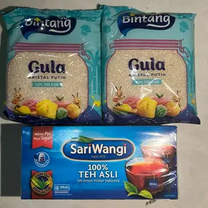 Gula bintang 220 gram isi 2 bks + 1 bks teh celup sariwangi