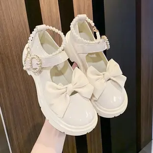 Sepatu Wanita Mary Janes Lolita Mutiara Shoes Docmart korean Style Flat Kasual Wanita Cantik