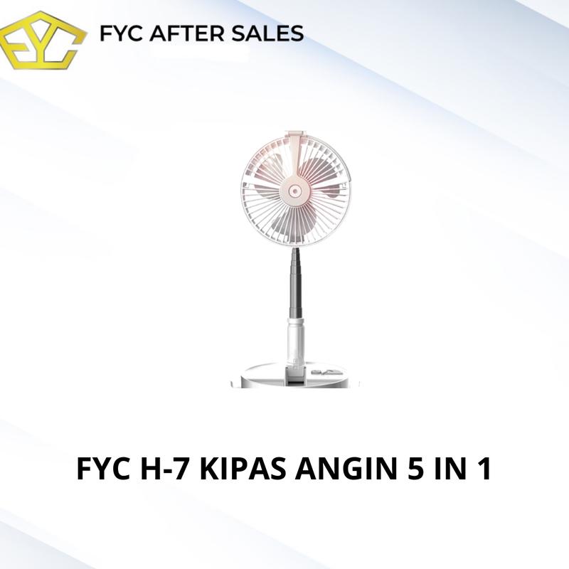 FYC-H7 Kipas Angin Lipat 7000 mAh Powerbank-Cooling Fan
