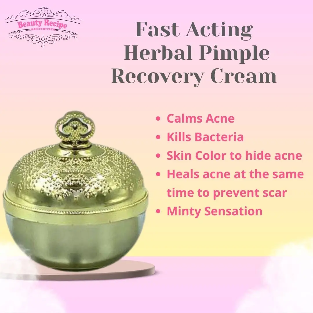 Herbal Pimple Recover Cream 10g Acne Skincare