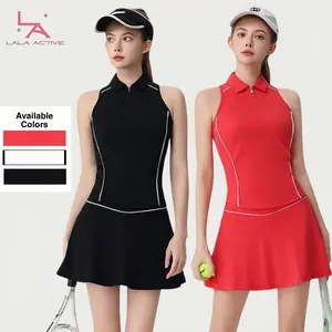 Lala.Active - Carmela PADEL SET - MUSCLE TANKTOP / SKORT (with short) Tennis Golf Wanita