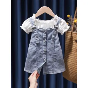 Dress Anak Perempuan Korean Style Usia 1-6 Tahun  - Setelan Gaun Anak Cewek - Baju Setelan Dress Pricess Anak Perempuan