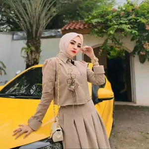 Oneset Rok Zahira Bordir Salur Kekinian