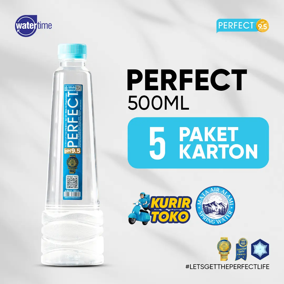 Perfect Alkaline Water 500 ml PH 9,5 (PAKET 5 KARTON)