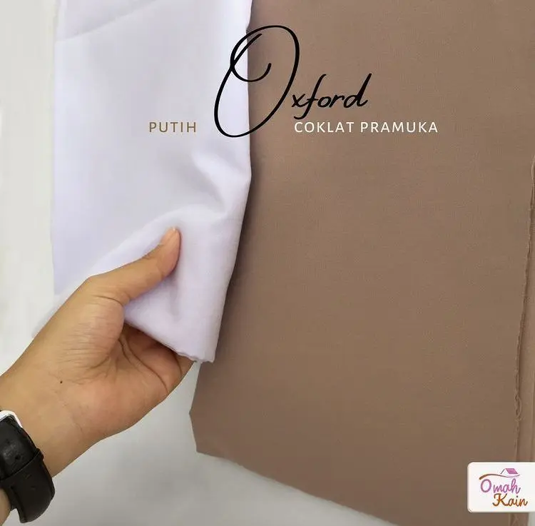 Kain OXFORD PREMIUM LEBAR 150 CM (ADEM, HALUS DAN TEBAL)