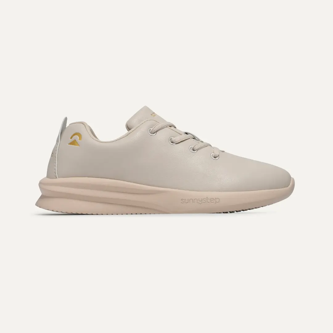 Sunnystep - Balance Space Runner - Cream - Most Comfortable Walking Shoes