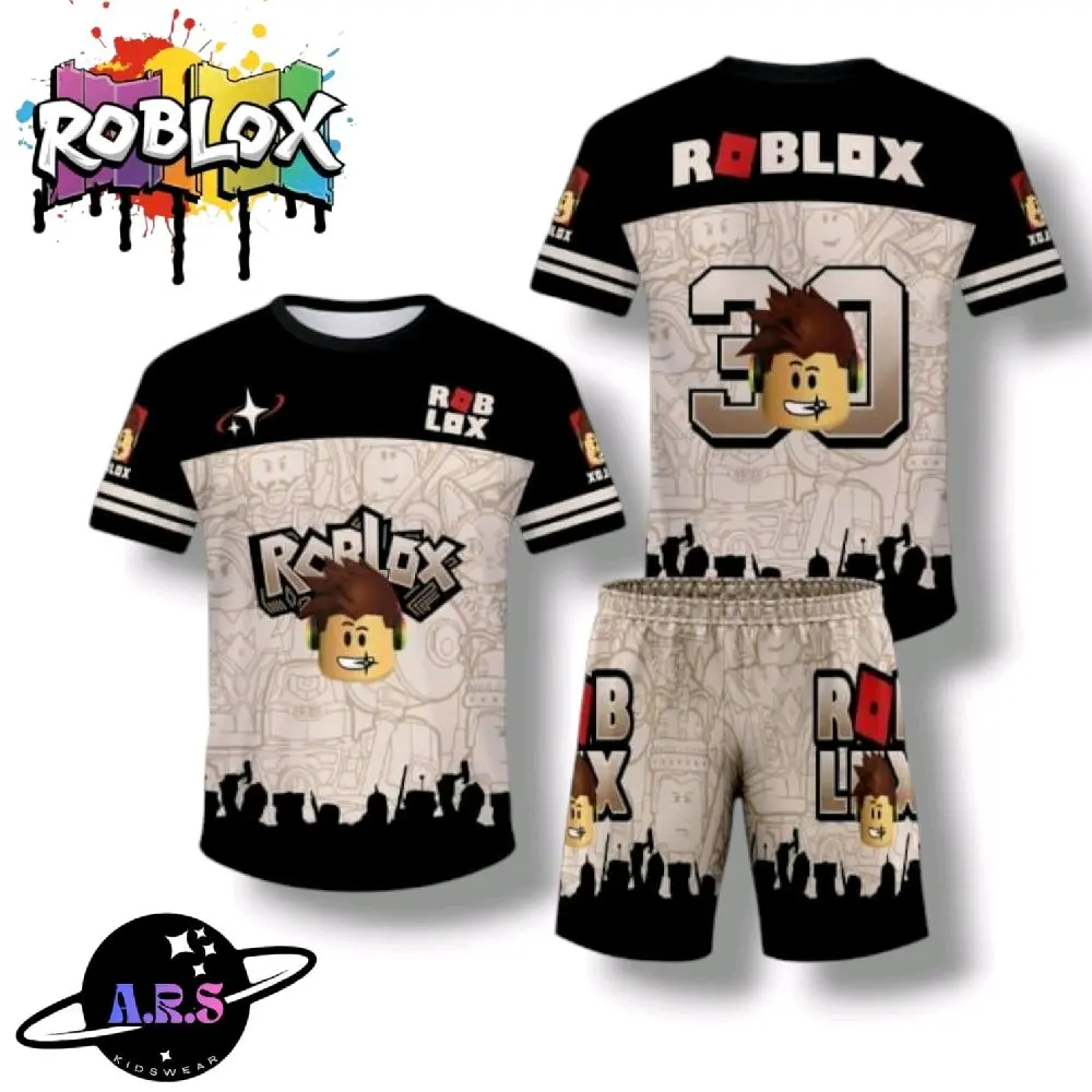 setelan Jersey viral / setelan onepiece / setelan Roblox anak usia 1-10th setelan Jersey viral / setelan onepiece / setelan Roblox anak usia 1-10th