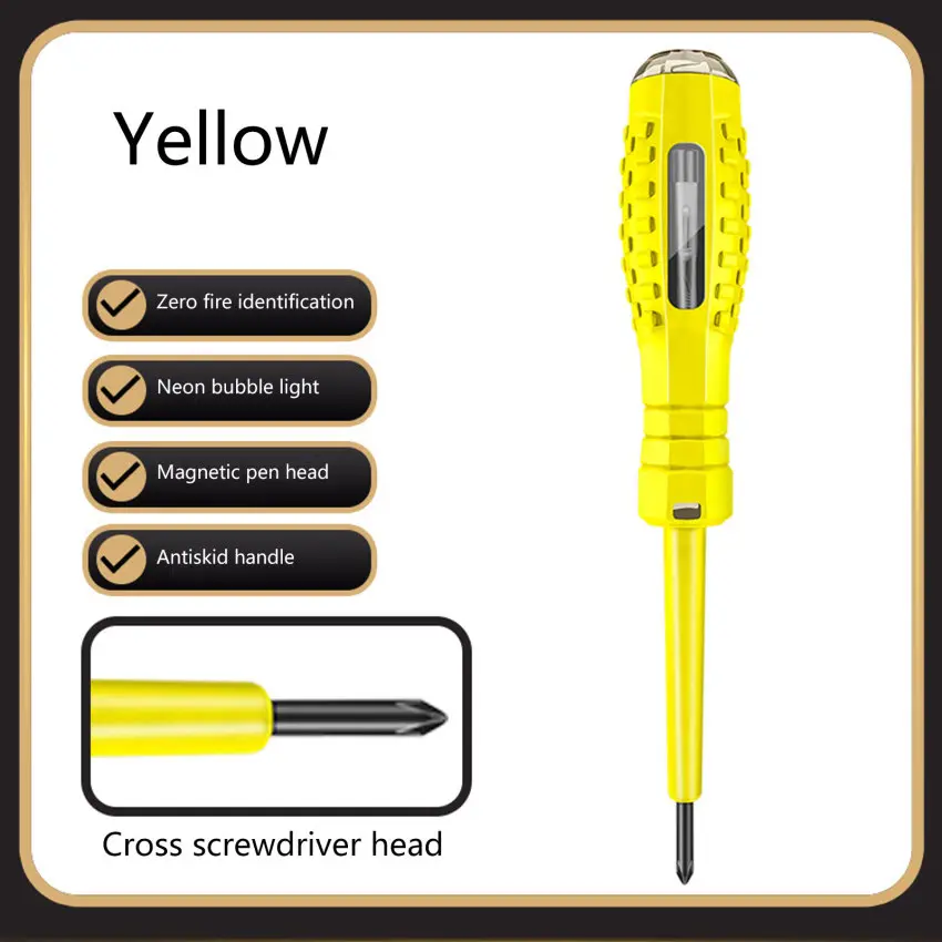 Voltage Tester Pen AC Non-contact Induction Test Pencil Voltmeter Power Detector Electrical Screwdriver Indicator