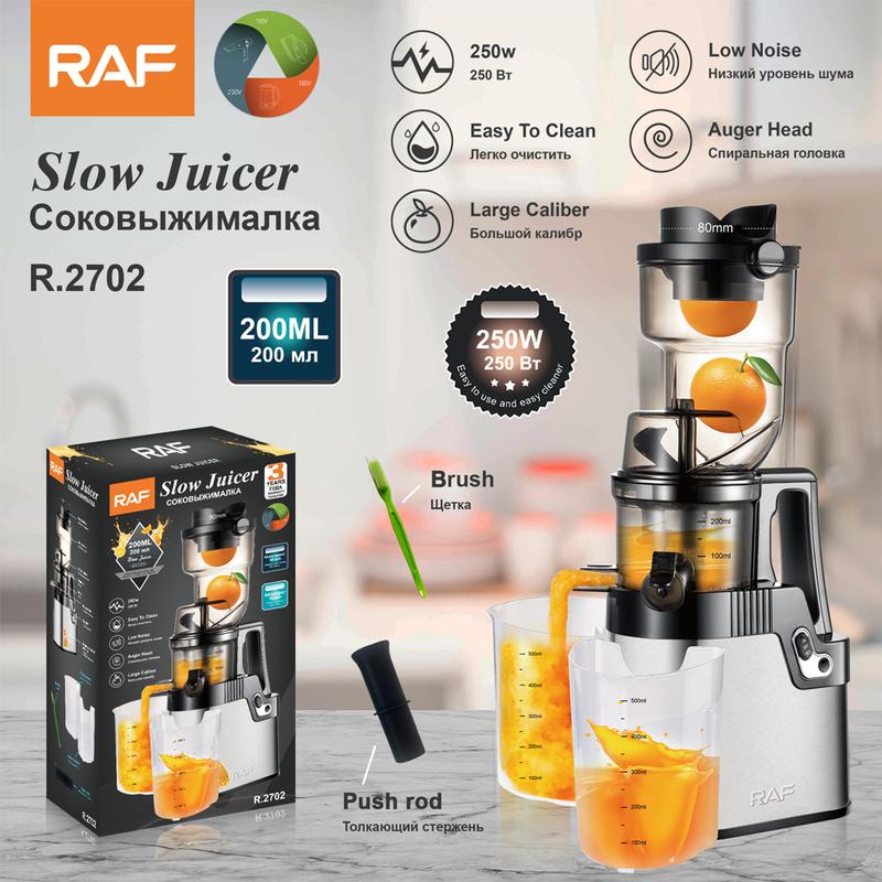 Máy ép chậm, máy ép rau củ quả RAF R.2702 công suất 250W