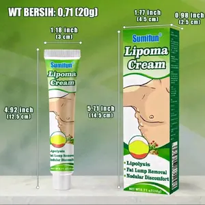 Lipoma Cream 100% original Salep Penghilang Benjolan Lemak & Kista 20g