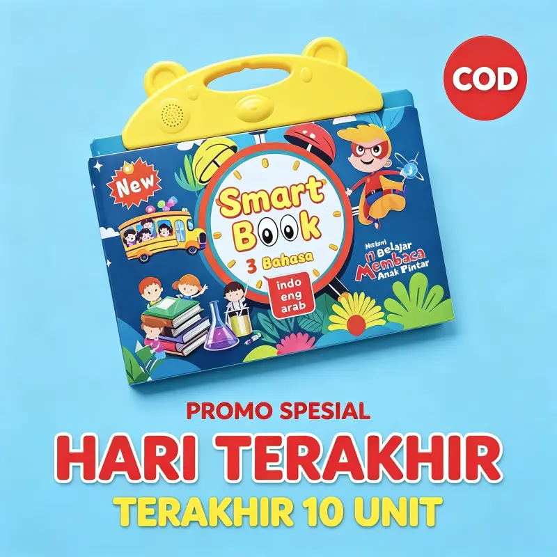 Buku Cerdas Bersuara 3 Bahasa Indonesia Inggris Mandarin Sentuh Untuk Bersuara Buku Edukasi Anak Mainan Belajar Membaca Huruf Angka Untuk Balita Hadiah Anak Pintar Buku Belajar Interaktif Pendidikan Awal Mainan Edukasi Anak Usia Dini COD Tersedia