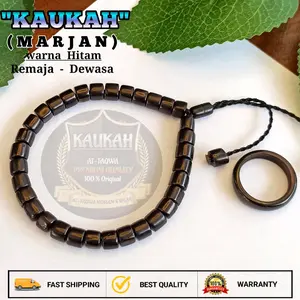 MARJAN 33 + CINCIN | Gelang Tasbih Kaukah Asli pria wanita koka kaokah kokka kokah Dewasa