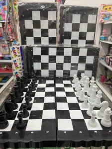 Papan Catur Plastik Besar 36x36 cm Lengkap Bidak | Catur Jumbo Favorit Keluarga untuk Latih Strategi & Konsentrasi