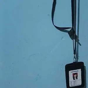 ID card holder Name tag Holder 3 slot kartu. ID card holder kulit sintetis