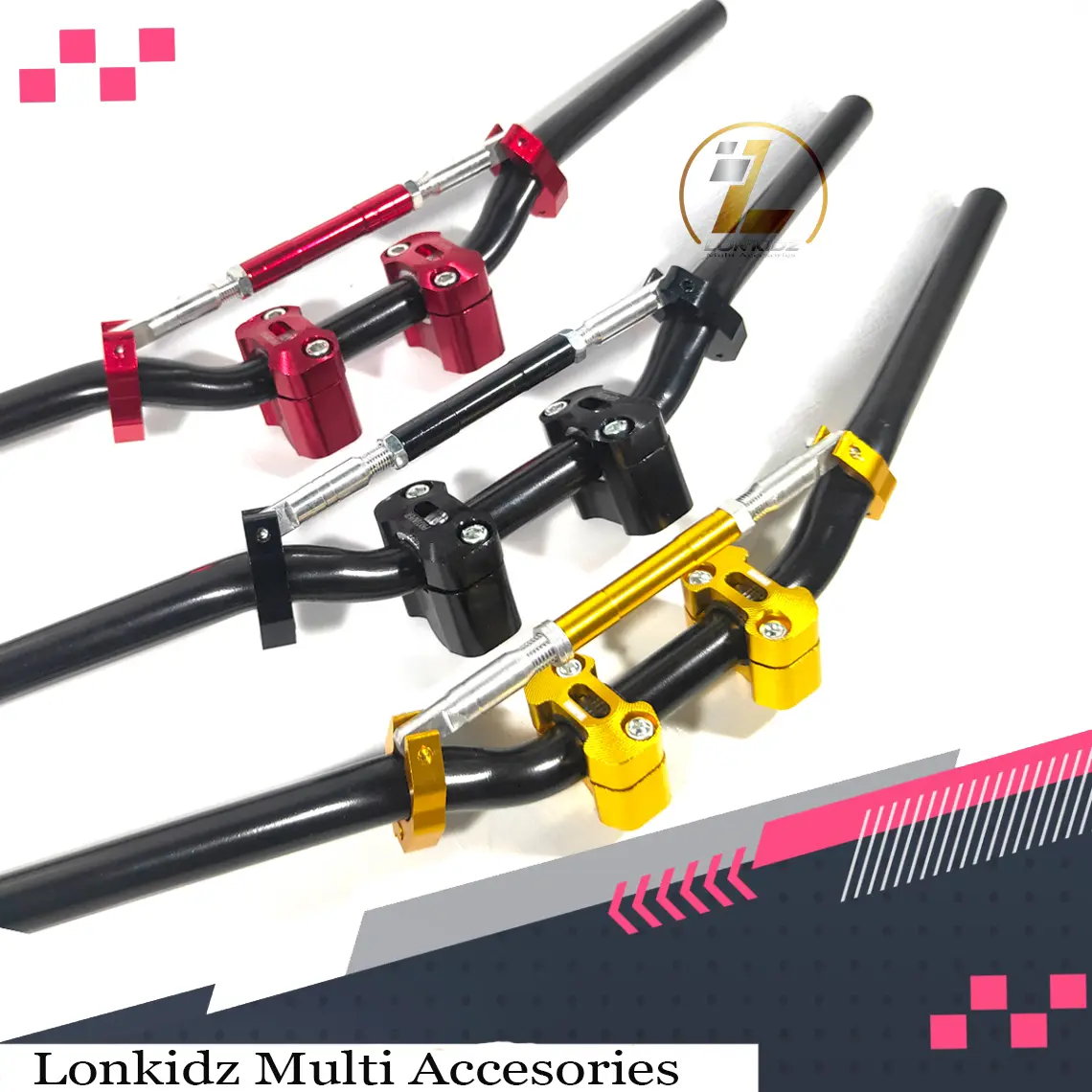 Stang Rzr Vixion R-15 Beat Street Stir Rzr Rx King Pnp Gl Verza Megapro X ride PCX Satria Fu Vixion Cb150r Byson Scorpio XSR 155 Sonic Stabilizer Cnc Universal