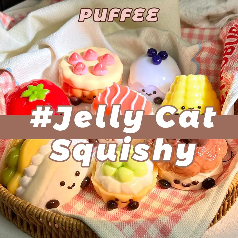 【Jelly Cat Squishy】Stress Relief Taba Squishy Toys