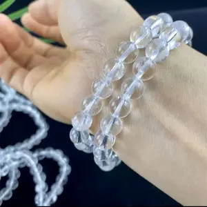 Gelang Batu Alam Natural Clear Quartz Kualitas Terbaik untuk Koleksi Anda