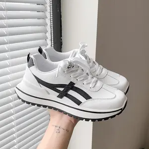 KOII "Free Box" Size (36 -41) white sepatu sport cewek korean style kekinian kets fashion rubber chunky shoes for women sapatos casual sneakers