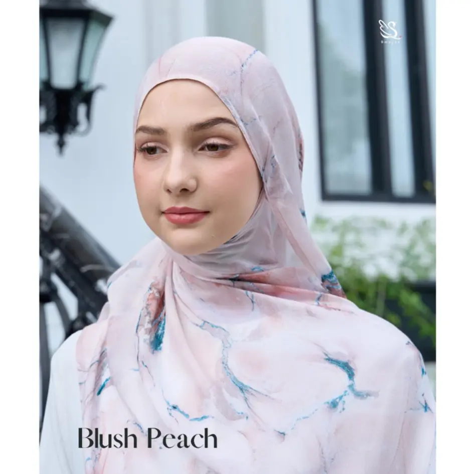 Veined Blush Peach