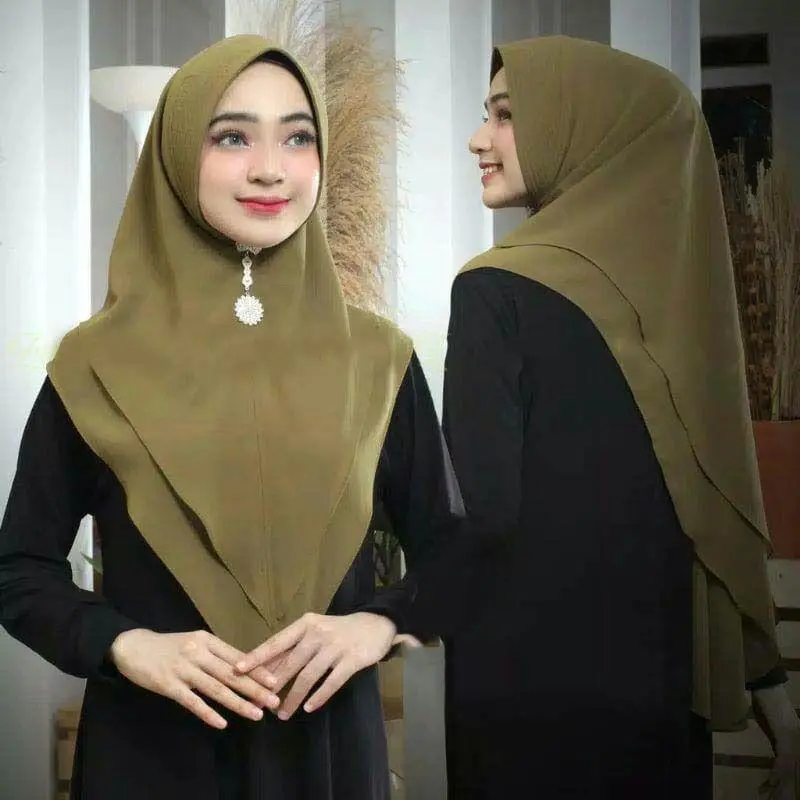 khimar instan LV ceruty beby doll premium armani