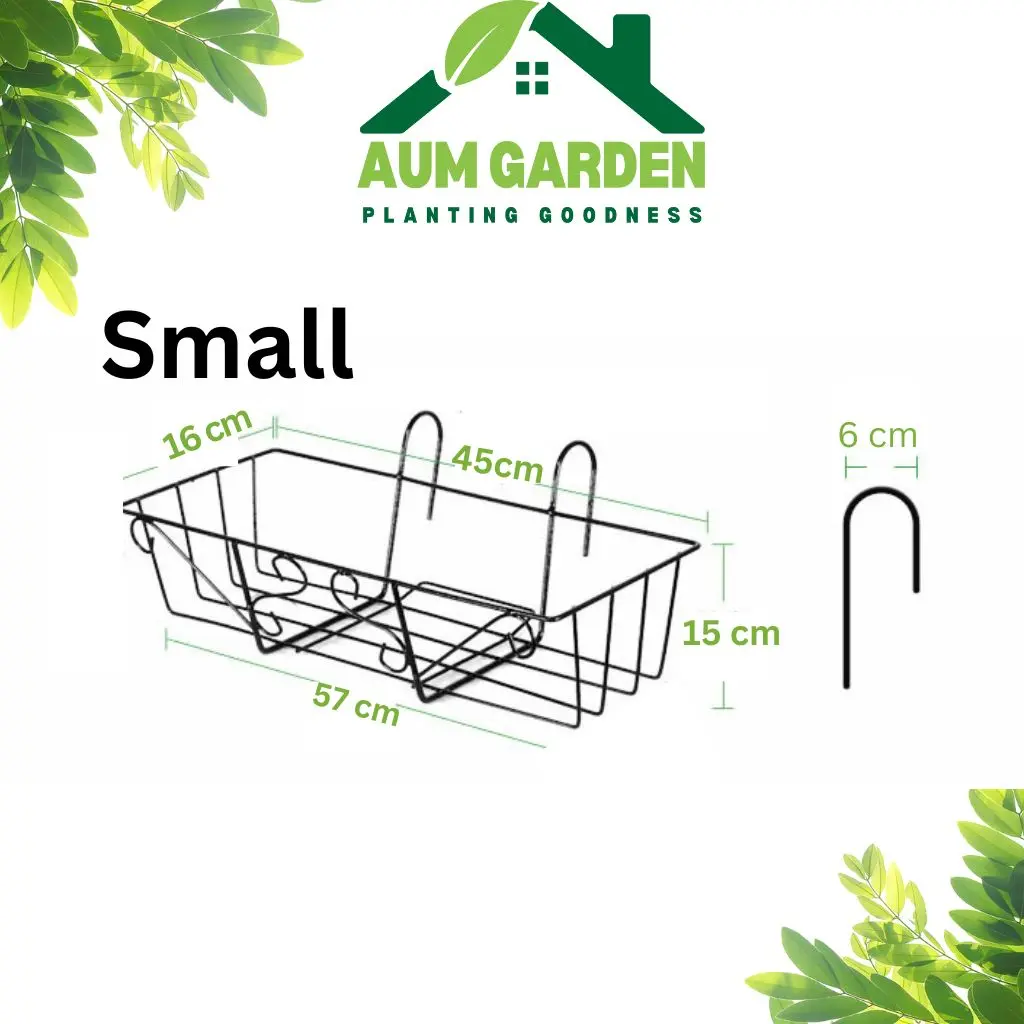 Rectangle Hanging Basket For Corridor/ Balcony Planting