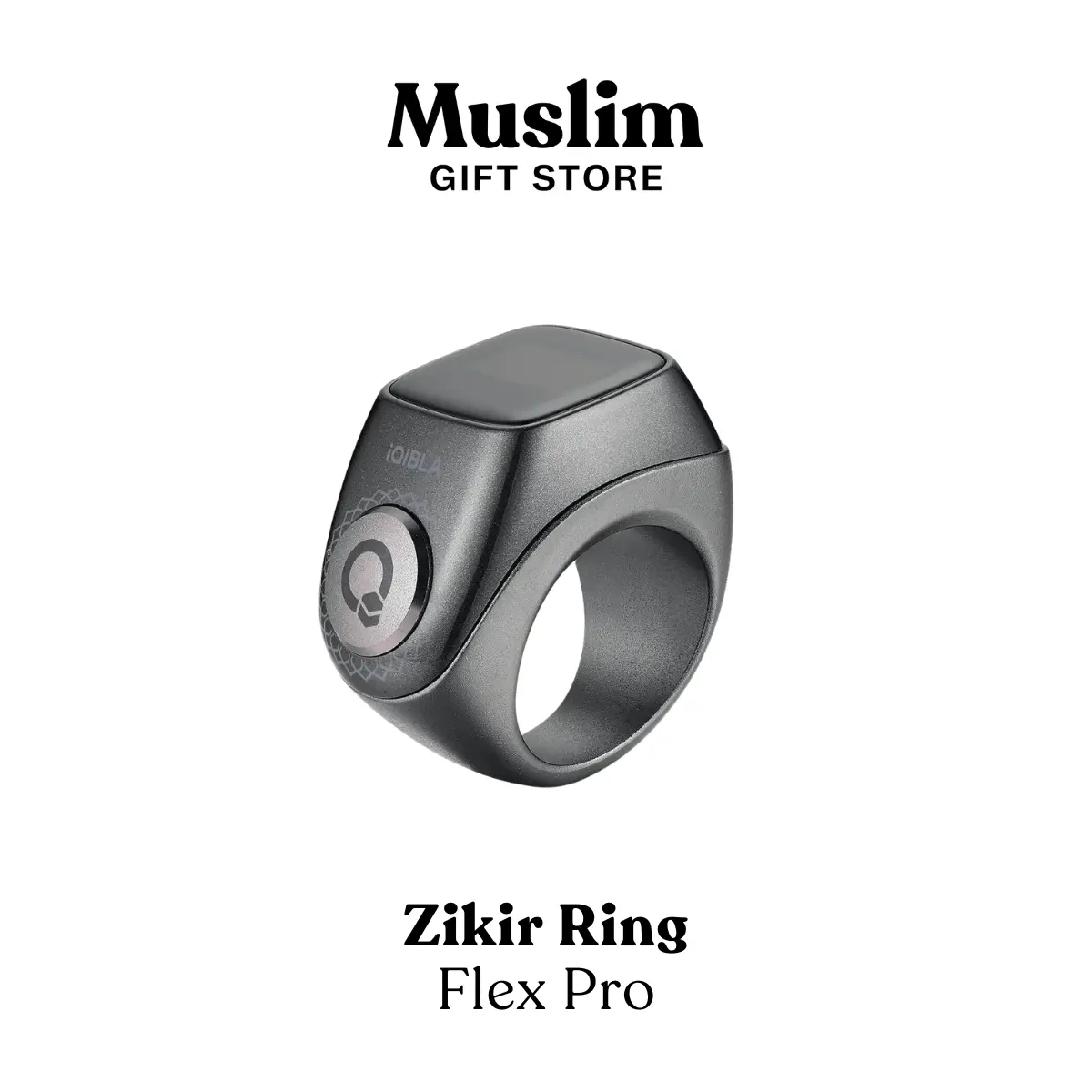 iQibla Zikir Ring Flex Pro [Singapore] - Zikr Digital Tasbih with Smart Counter