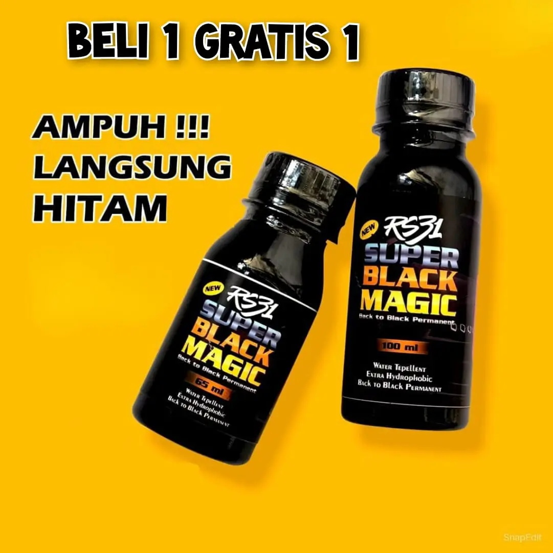 Black Magic Cairan Penghitam Body Motor Permanen Anti Air Car