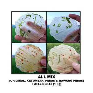 Kicimpring Singkong Mentah Varian Mix Camilan Kering Kerupuk Snack Keripik Cemilan Makanan Pedas Kripik Food enak premium