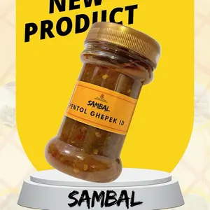Sambal bawang pentolghepek_id kemasan 150ml Makanan Merah Pedas Rawit