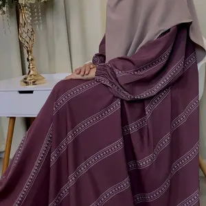 Maryamzali_ LIYANA DRESS (Baju Saja) anggun mayung lebar Gamis Printing Wanita Lengan Balon gamis premium bahan halus dan lembut